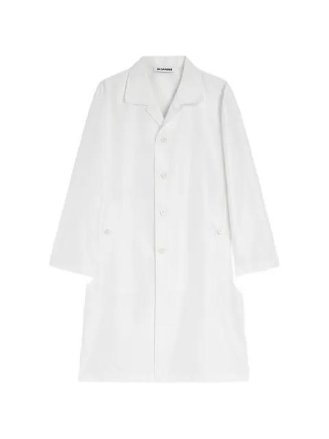 single-breasted button technical coat by JIL SANDER