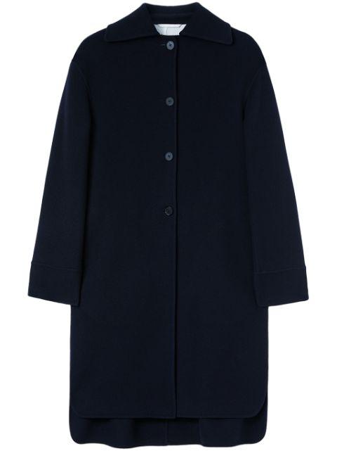 single-breasted cashmere coat by JIL SANDER