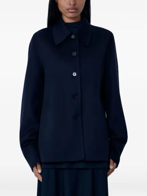 single-breasted coat by JIL SANDER