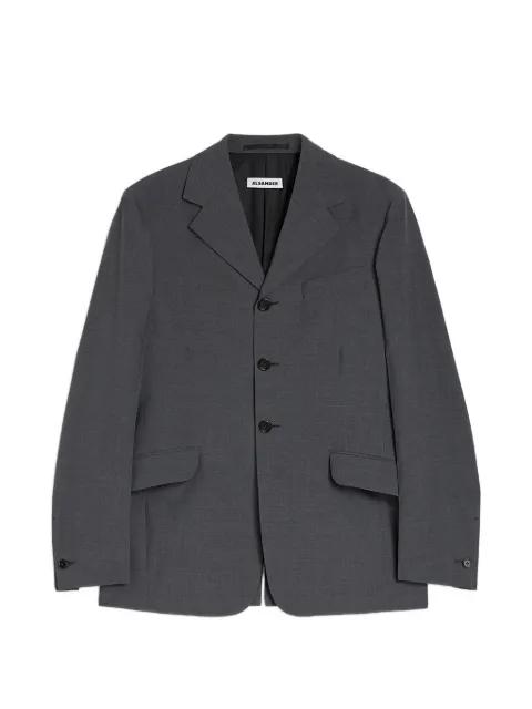 single-breasted wool blazer by JIL SANDER