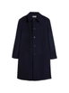 single-breasted wool coat by JIL SANDER