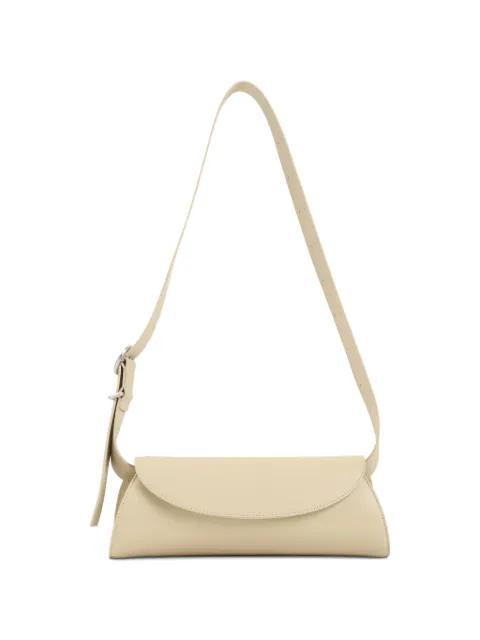 small Cannolo foldover-top shoulder bag by JIL SANDER