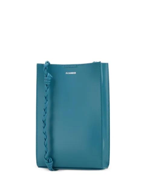 small Tangle braided leather crossbody bag by JIL SANDER