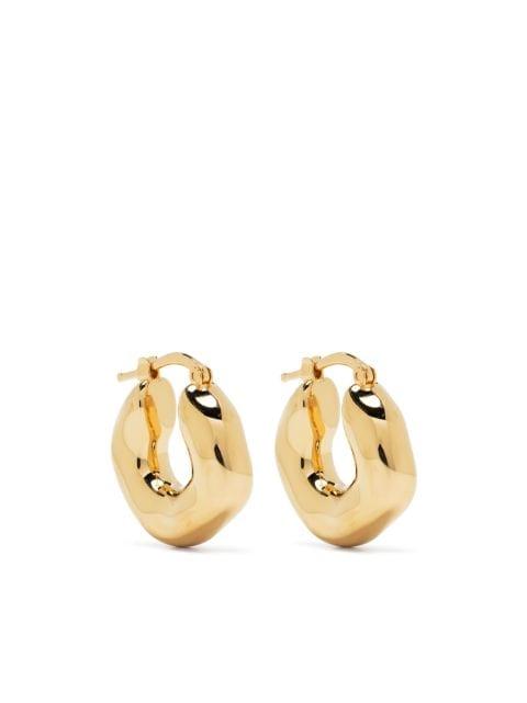 small hoop earrings by JIL SANDER