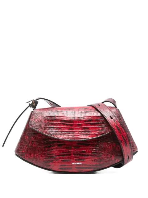 snakeskin crossbody bag by JIL SANDER