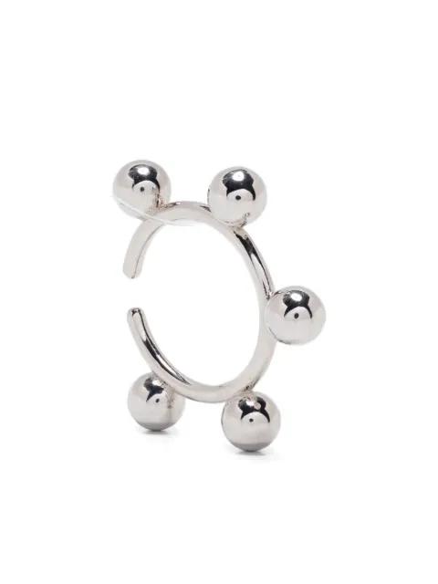 sphere-embellished ear cuff by JIL SANDER
