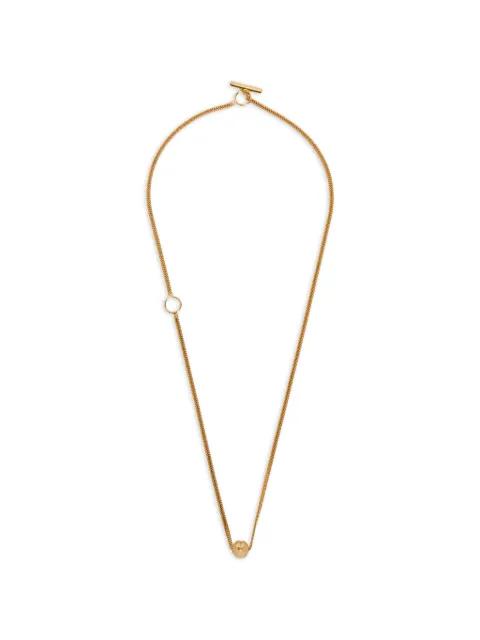 sphere-pendant necklace by JIL SANDER