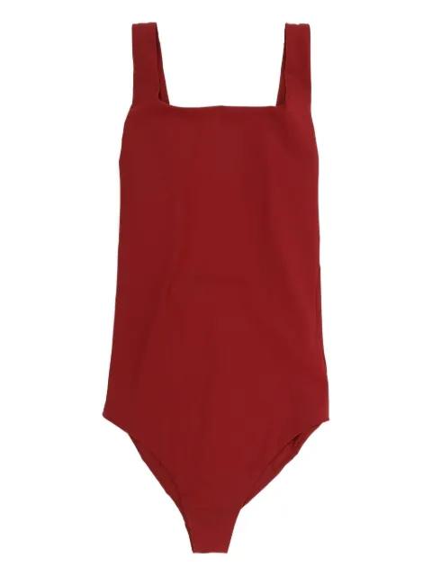 square-neck swimsuit by JIL SANDER