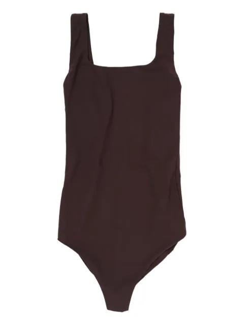 square-neck swimsuit by JIL SANDER