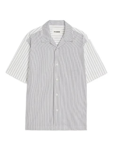 striped short-sleeve shirt by JIL SANDER
