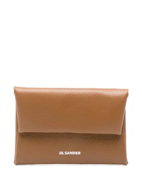 suede leather wallet by JIL SANDER
