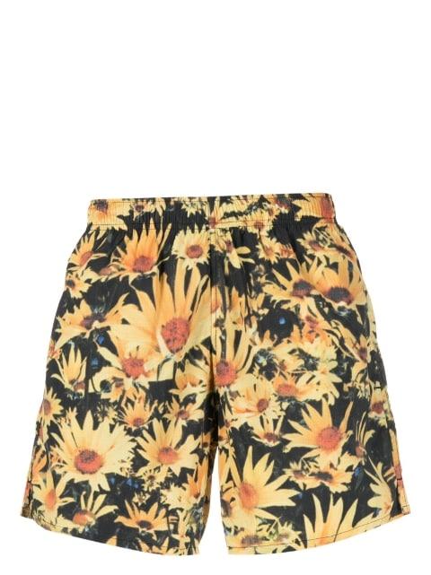 sunflower-print swim shorts by JIL SANDER