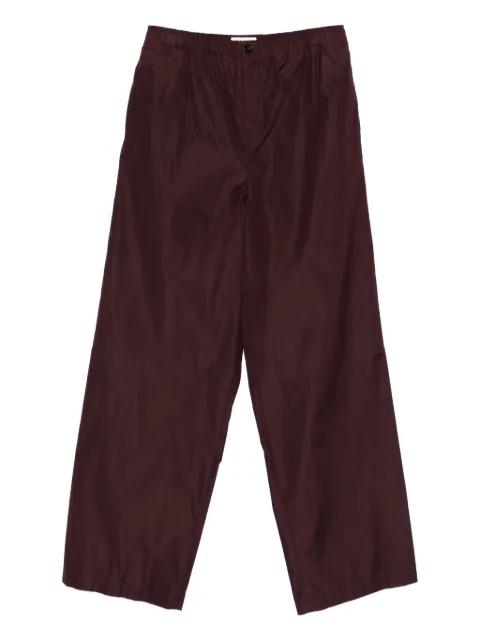taffeta trousers by JIL SANDER