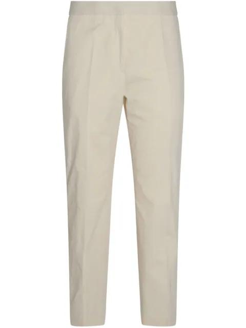 tapered cotton trousers by JIL SANDER