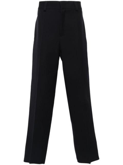 tapered wool trousers by JIL SANDER