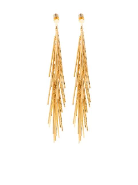 tassel earrings by JIL SANDER