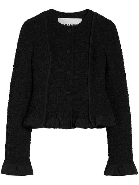 textured-finish jacket by JIL SANDER