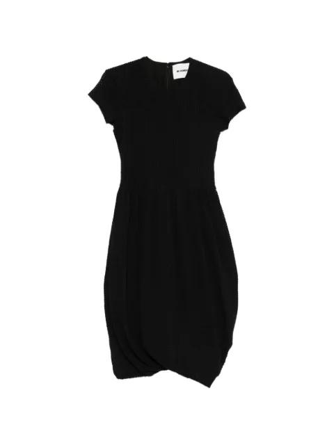 textured midi dress by JIL SANDER