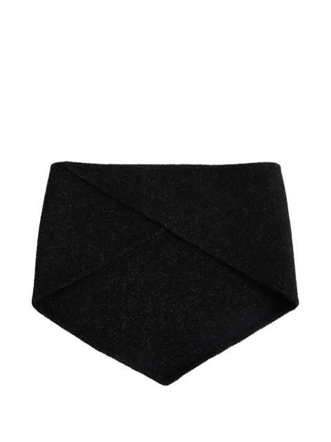 textured scarf by JIL SANDER