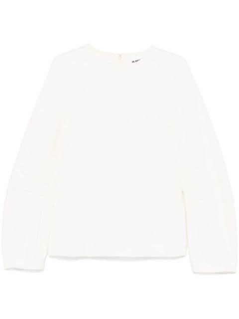 textured sweatshirt by JIL SANDER