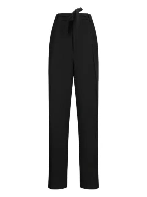 tie-belt tailored trousers by JIL SANDER