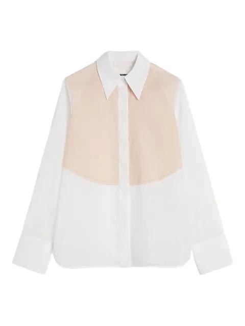 two-tone shirt by JIL SANDER