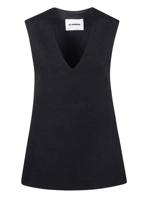 v-neck tank top by JIL SANDER