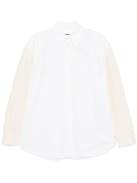 velvet patchwork skirt by JIL SANDER