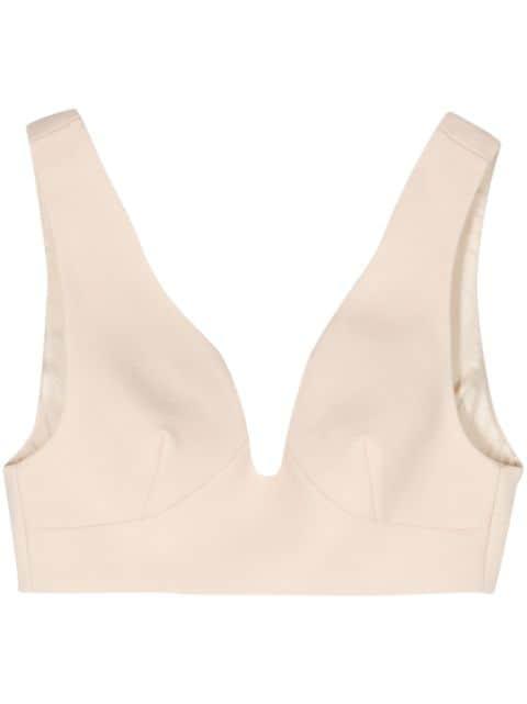 virgin-wool brallete top by JIL SANDER