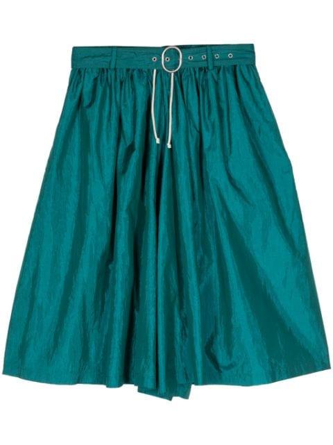 wide-leg belted shorts by JIL SANDER