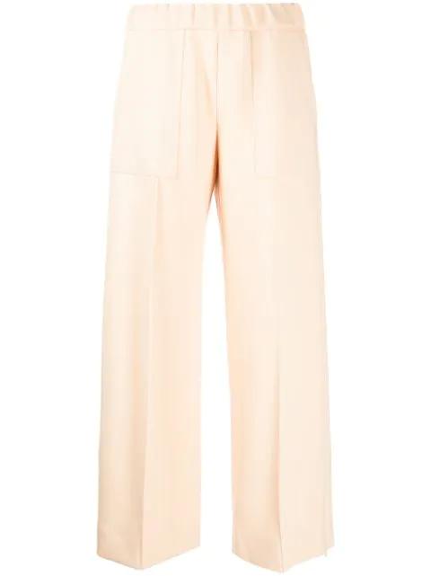 wide-leg wool trousers by JIL SANDER