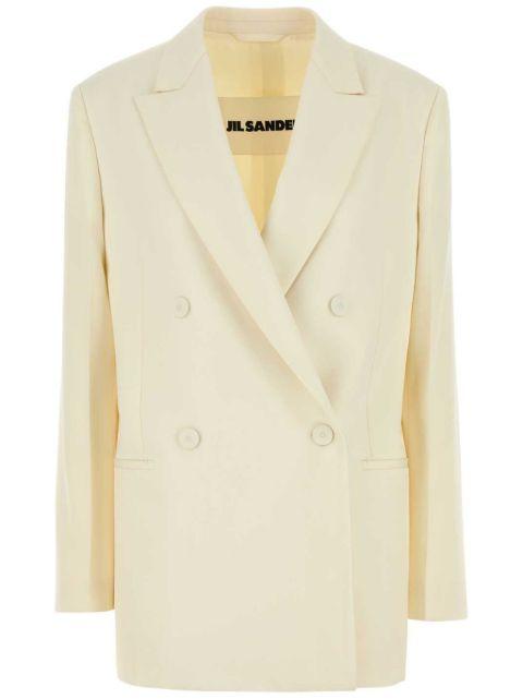 wool double-breasted blazer by JIL SANDER
