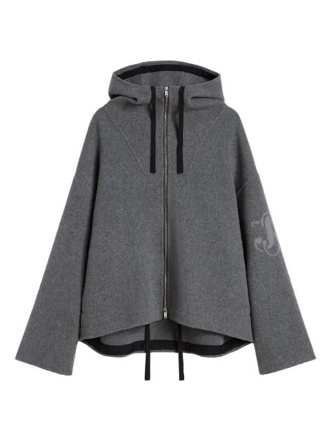 wool felt-finish jacket by JIL SANDER