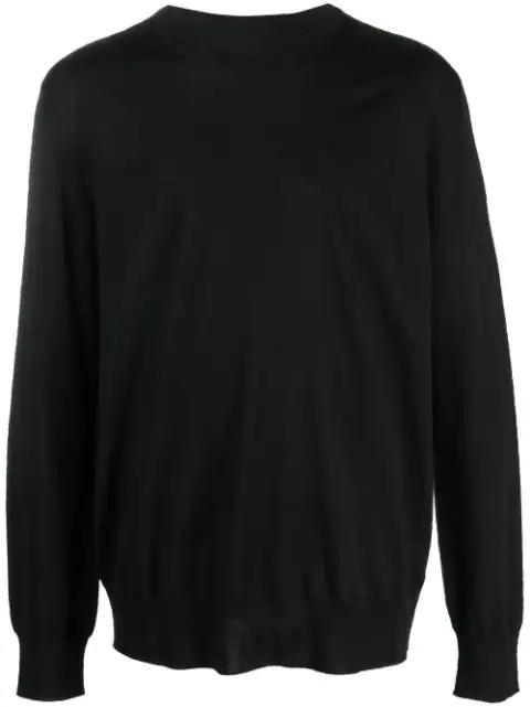 wool-knit crew-neck jumper by JIL SANDER
