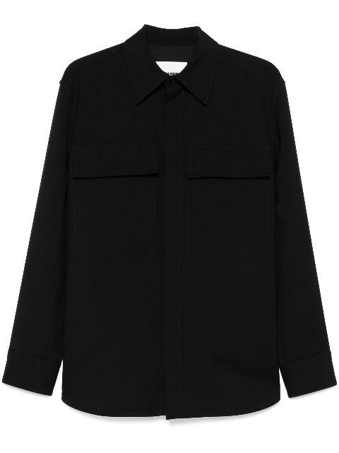 wool overshirt by JIL SANDER