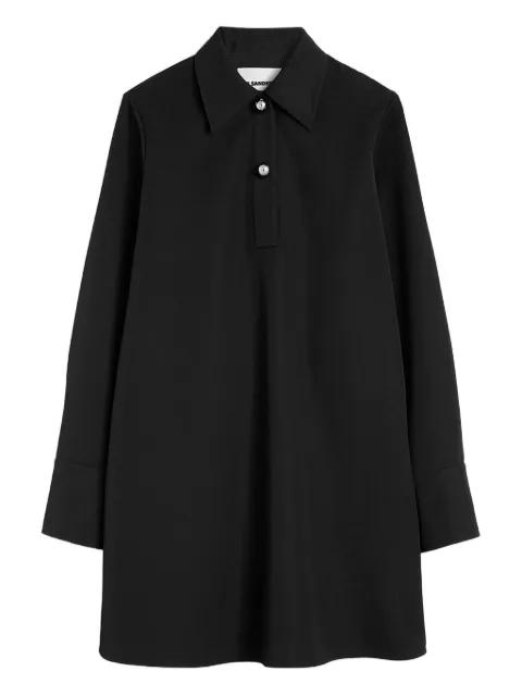 wool polo dress by JIL SANDER