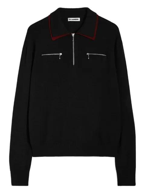 wool polo shirt by JIL SANDER
