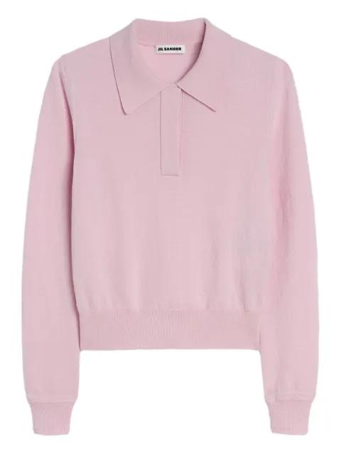 wool polo sweater by JIL SANDER