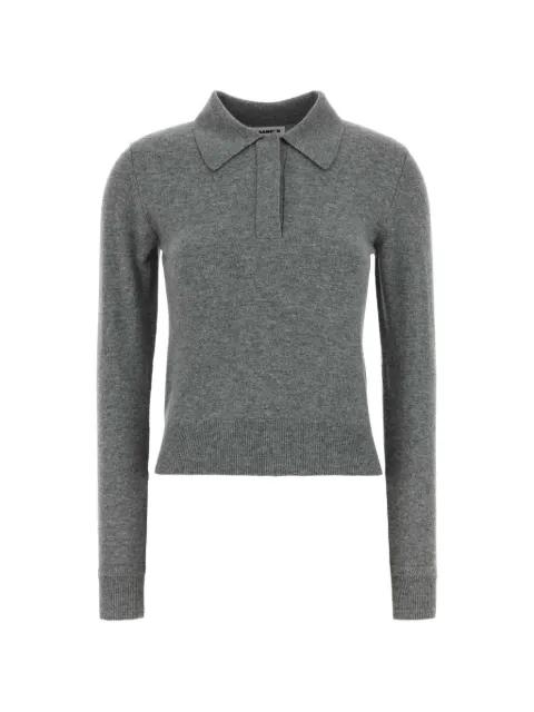 wool polo top by JIL SANDER