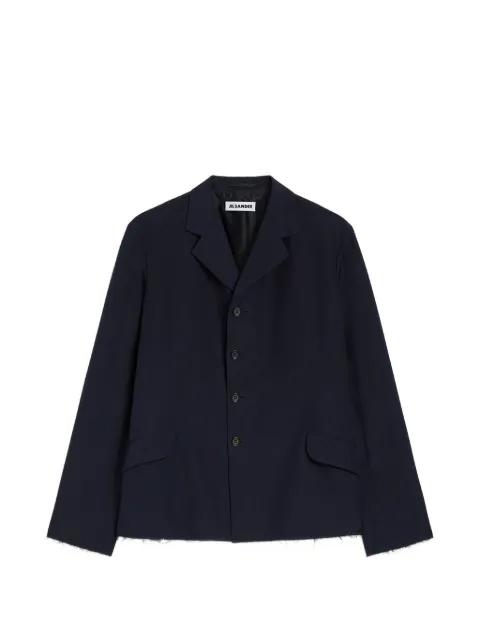 wool poplin jacket by JIL SANDER