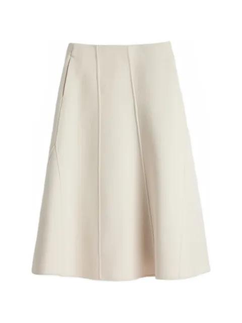 x Moncler panelled A-line skirt by JIL SANDER