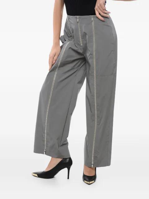 zip-detail trousers by JIL SANDER
