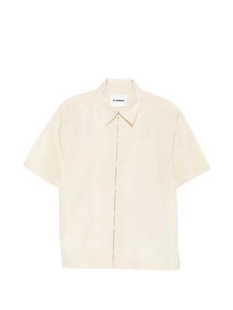 zip short-sleeve shirt by JIL SANDER
