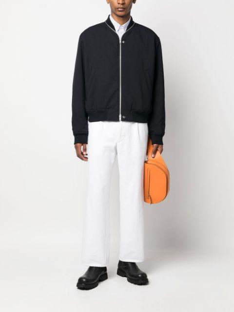 zip-up bomber jacket by JIL SANDER