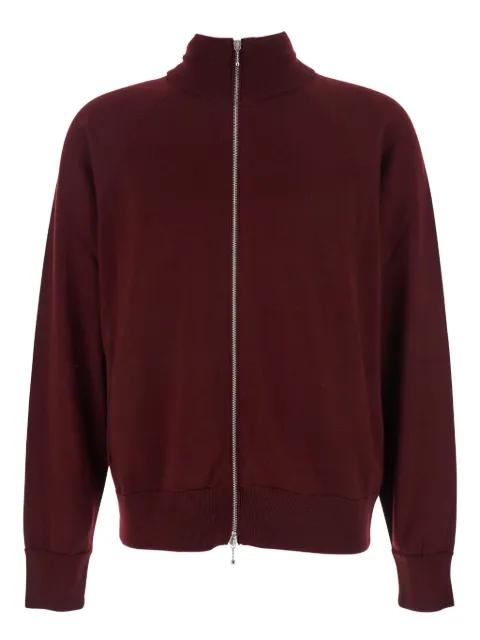 zip-up high-neck cardigan by JIL SANDER