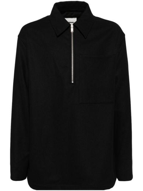 zip-up sweatshirt by JIL SANDER