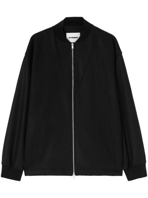 zip-up sweatshirt by JIL SANDER