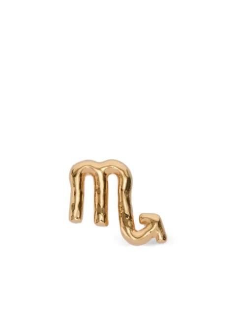 zodiac-sign single earring by JIL SANDER