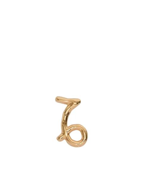 zodiac-sign single earring by JIL SANDER