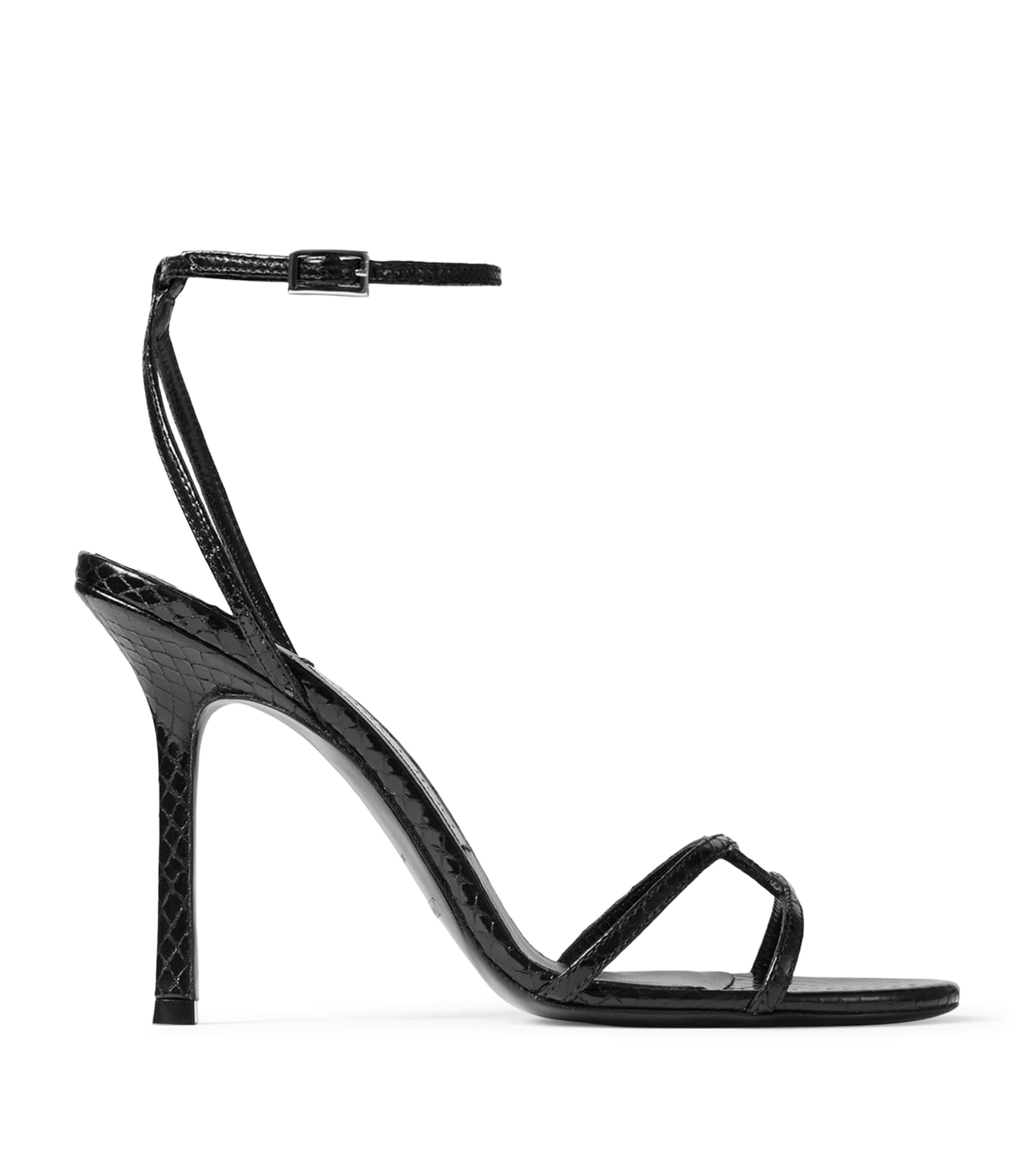 1998 Leo 100 Leather Heeled Sandals by JIMMY CHOO